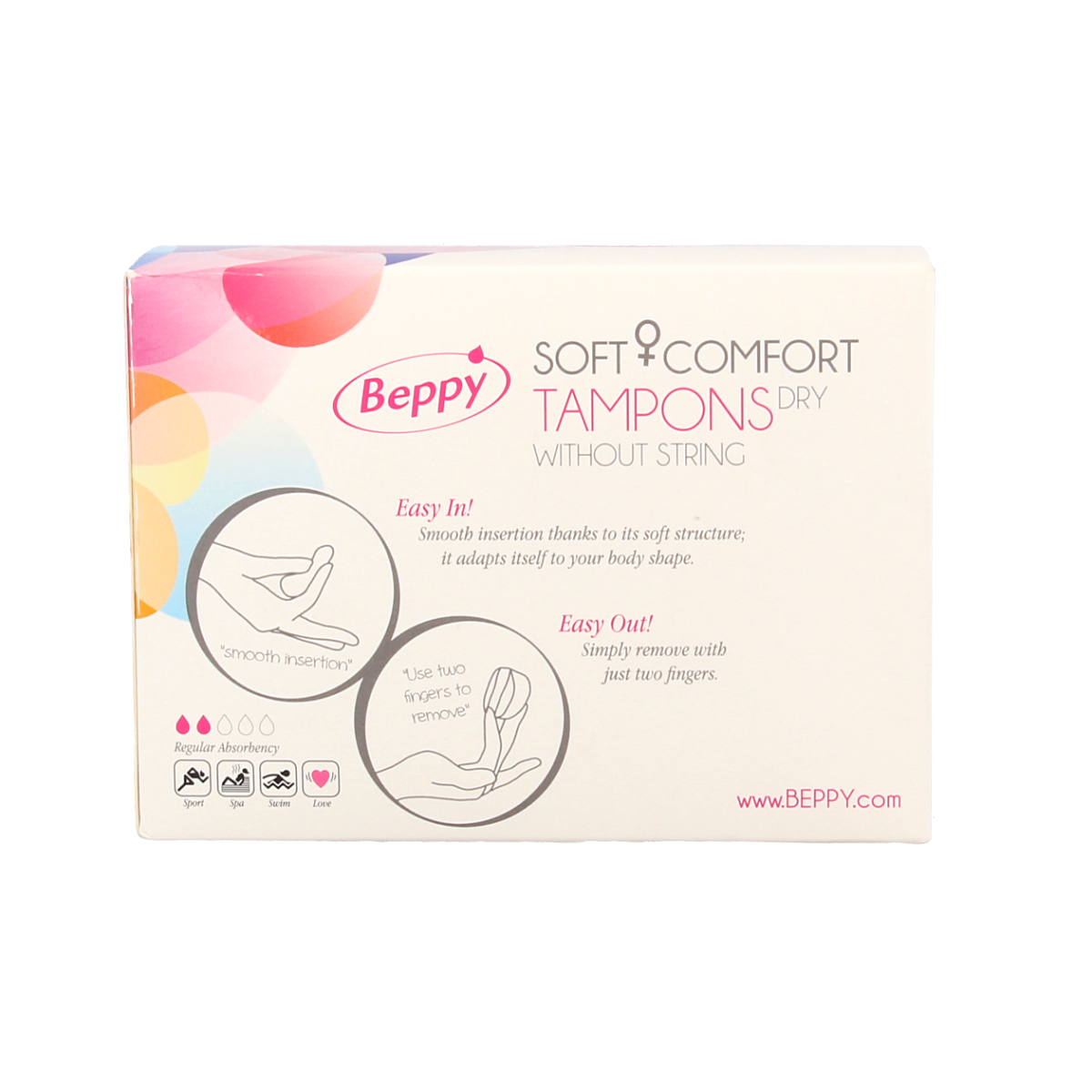 Beppy Soft+ comfort tampons dry 8.00 Stuks
