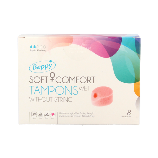 Beppy Soft+ comfort tampons wet 8.00 Stuks