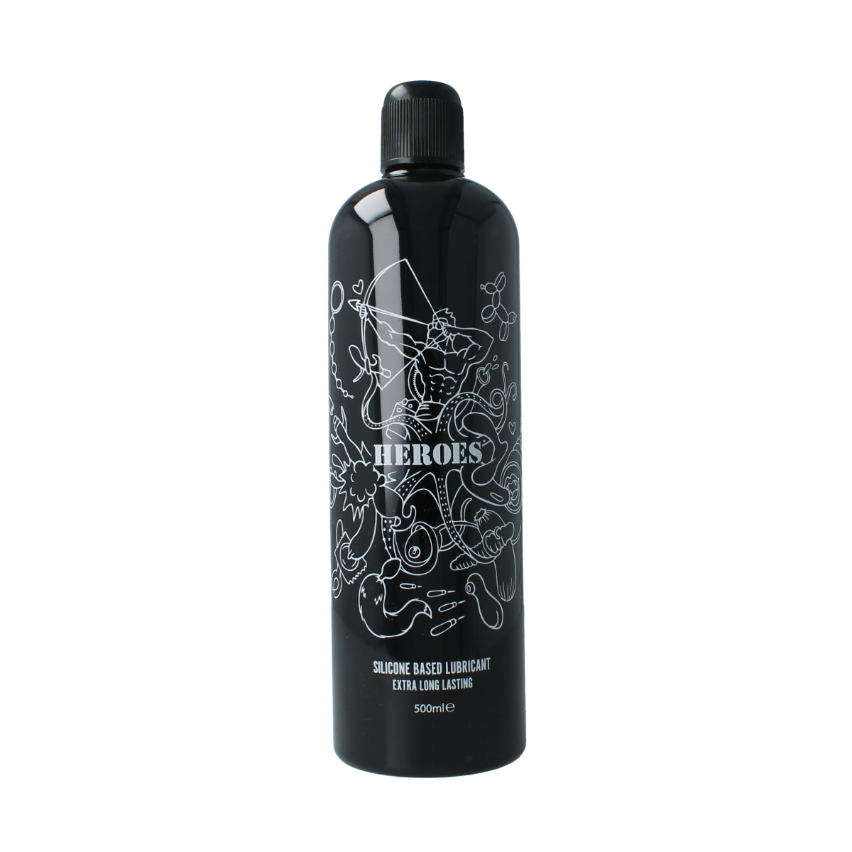 HEROES Glijmiddel siliconen 500.00 Milliliter