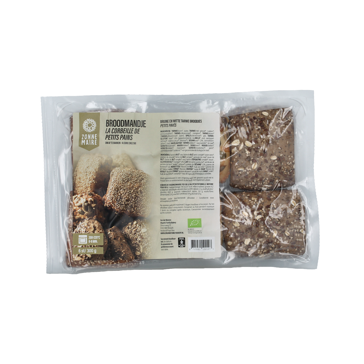 Zonnemaire Op=Op Broodmandje afbakbroodjes zav bio 6.00 Stuks