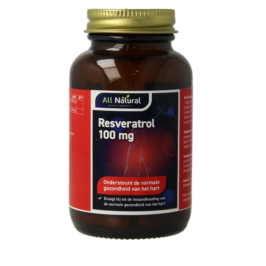All Natural Resveratrol 100mg 60.00 Capsules