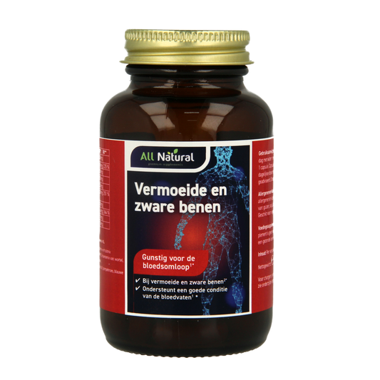 All Natural Vermoeide en zware benen 60.00 Vegetarische capsules