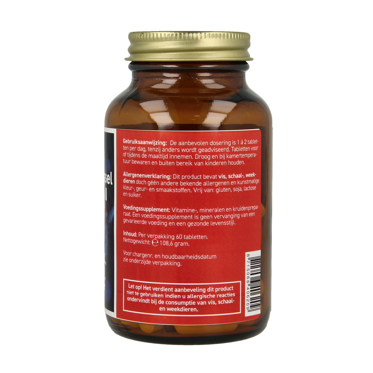 All Natural Groenlipmossel & collageen II formule 60.00 Tabletten
