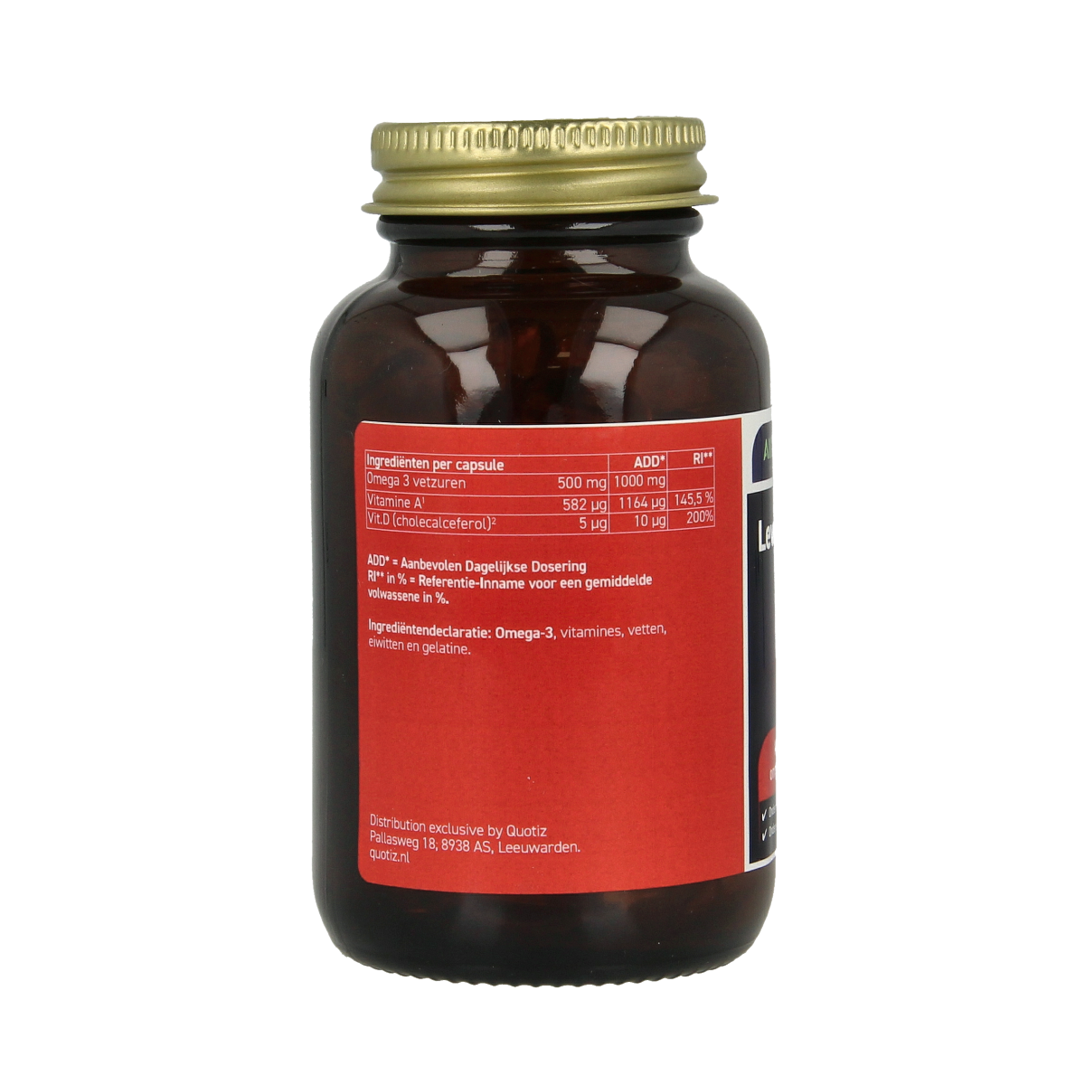 All Natural Levertraan vitamine a & d 100.00 Capsules