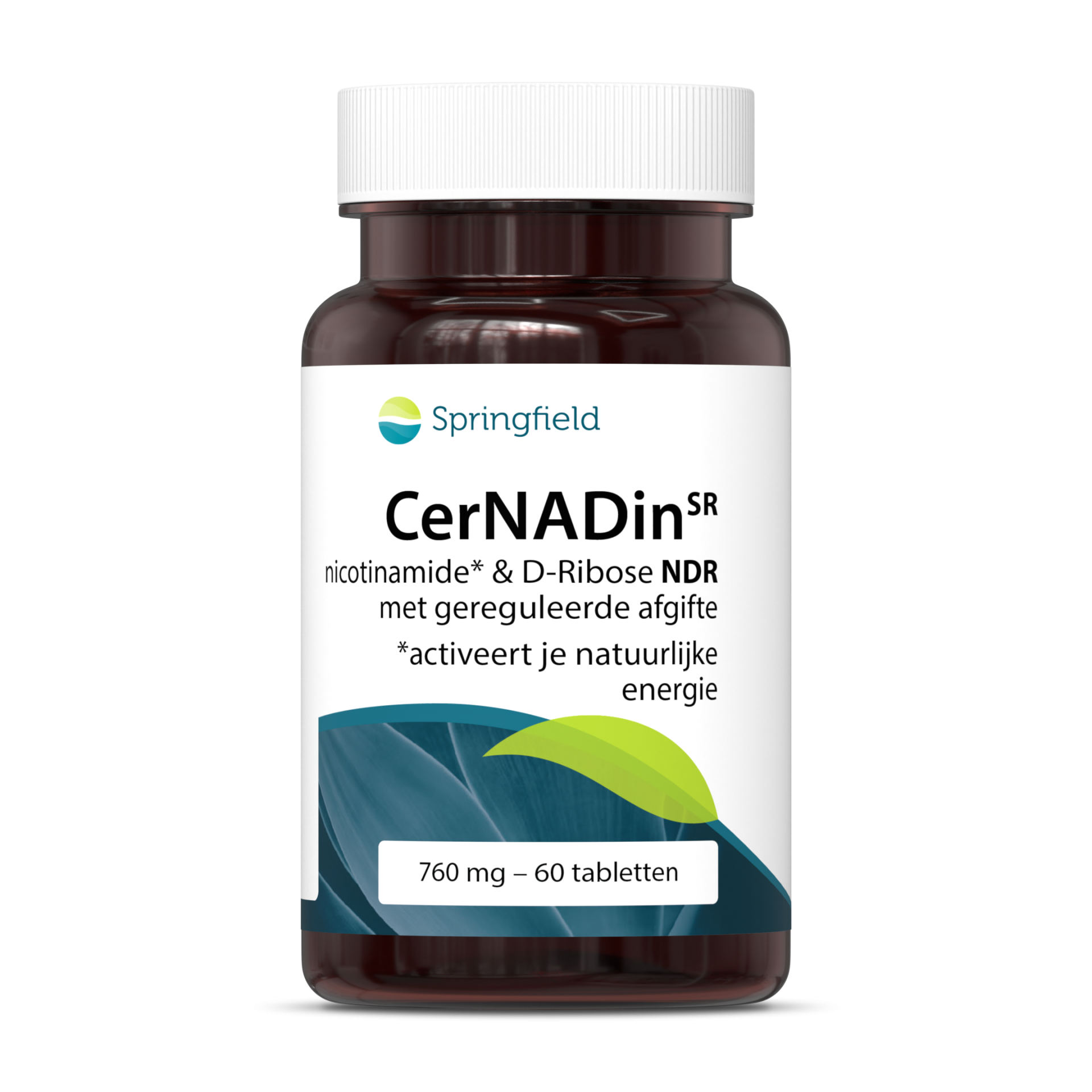 Springfield Cernadin SR nicotinamide & D-ribose 760mg 60 Tabletten