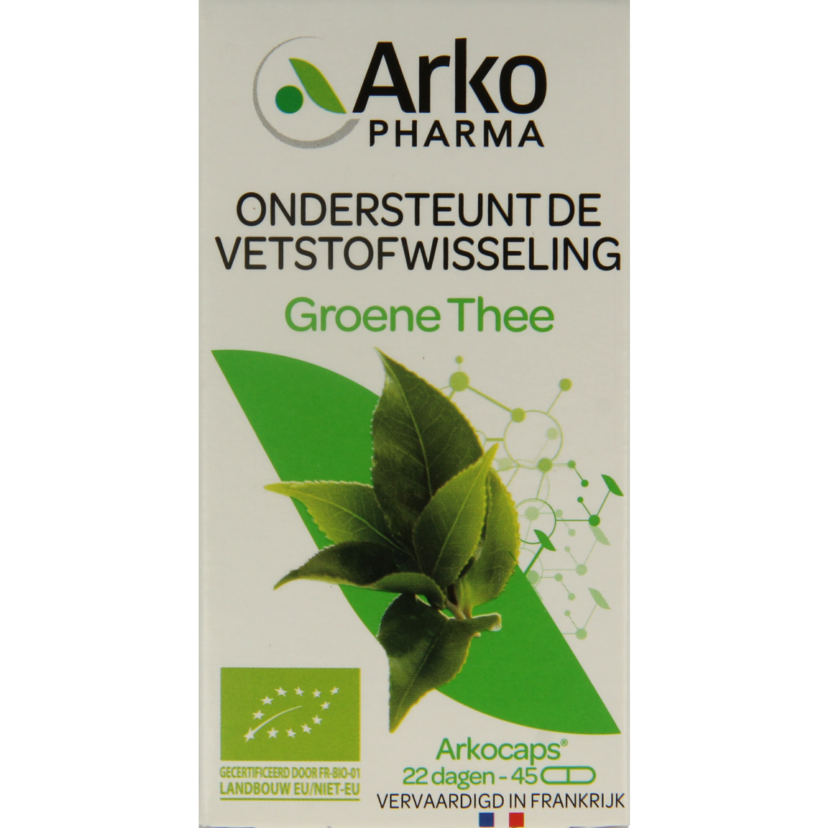 Arkocaps Groene thee bio 45.00 Capsules