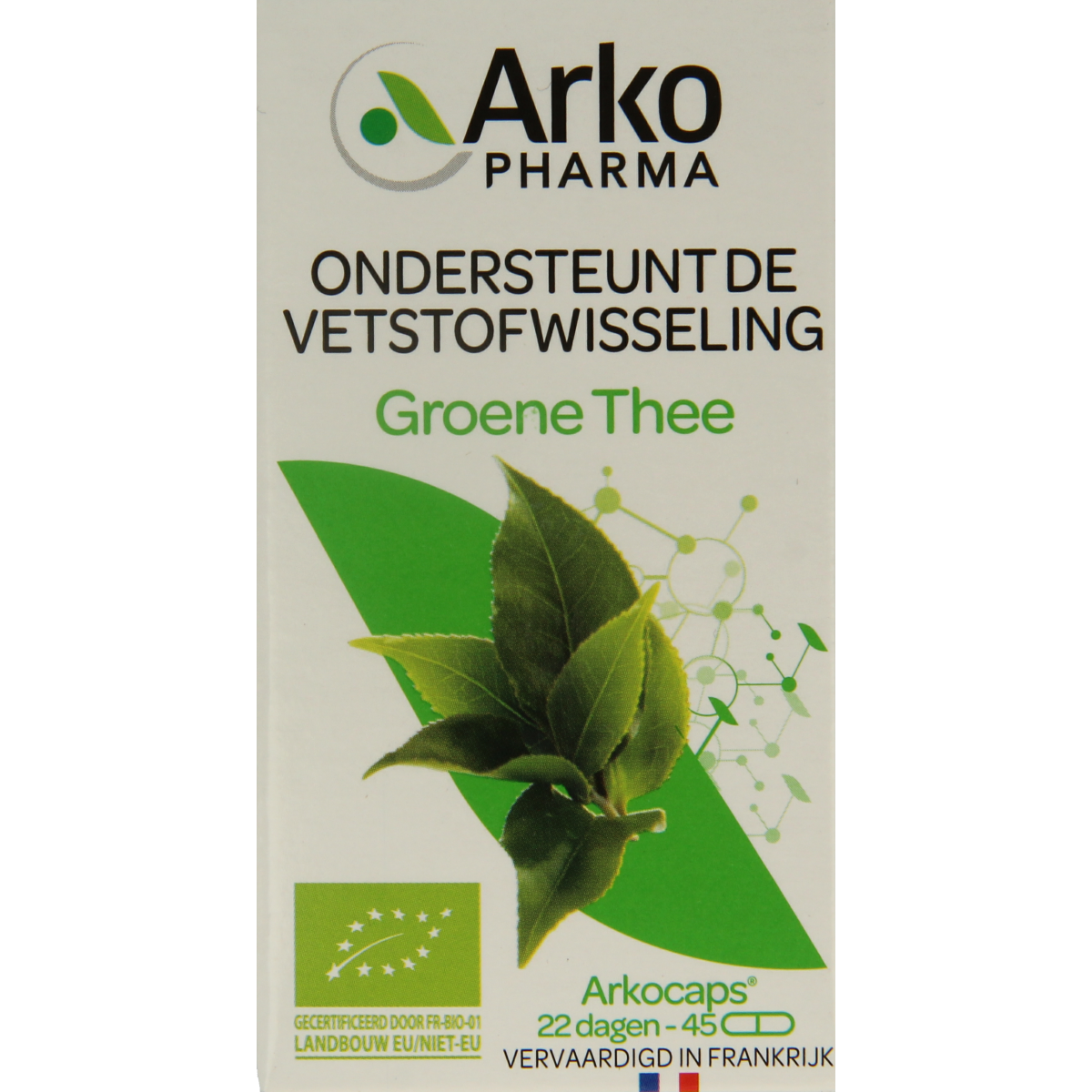 Arkocaps Groene thee bio 45.00 Capsules