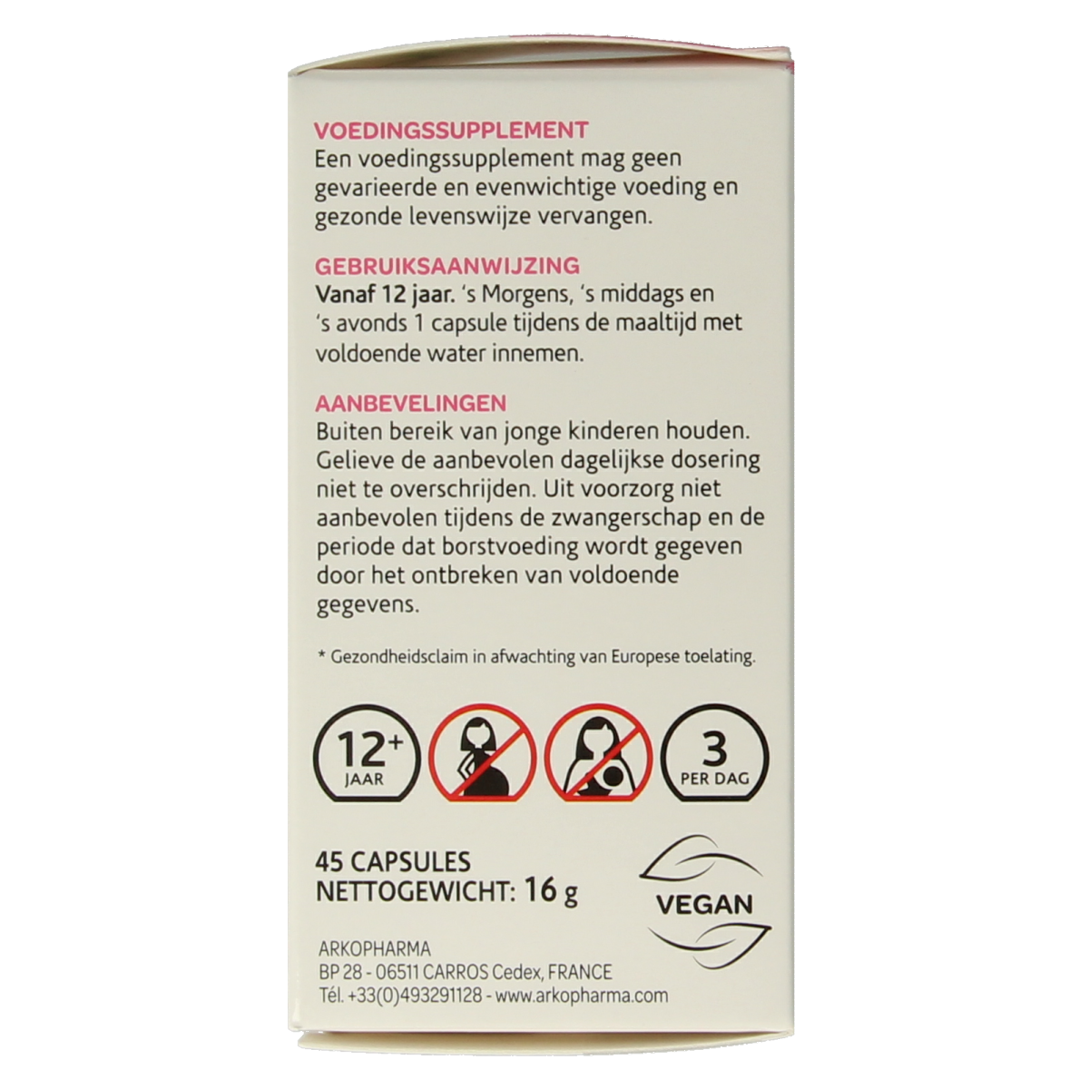 Arkocaps Brandnetel bio 45.00 Capsules