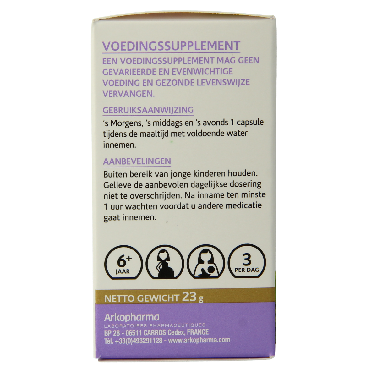 Arkocaps Laksavital bio 45.00 Capsules
