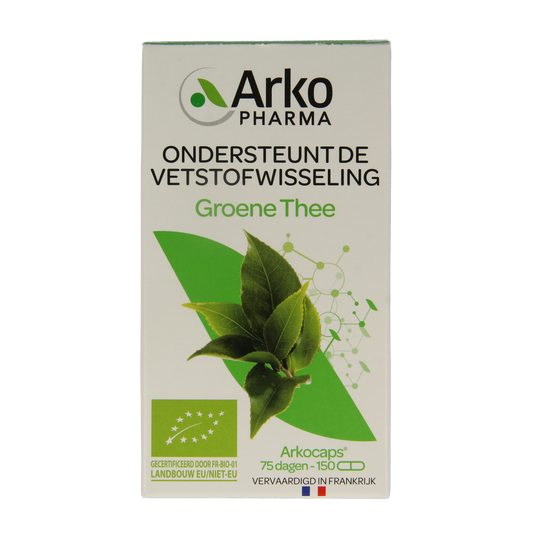 Arkocaps Groene thee bio 150.00 Vegetarische capsules
