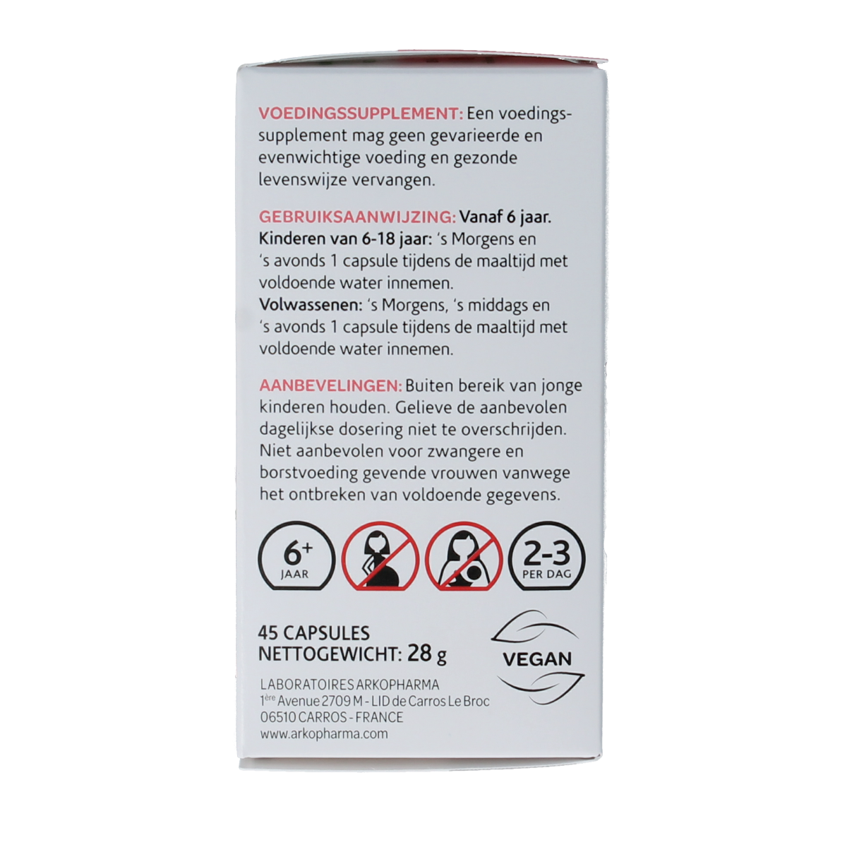Arkocaps Lijnzaadolie 45.00 Capsules