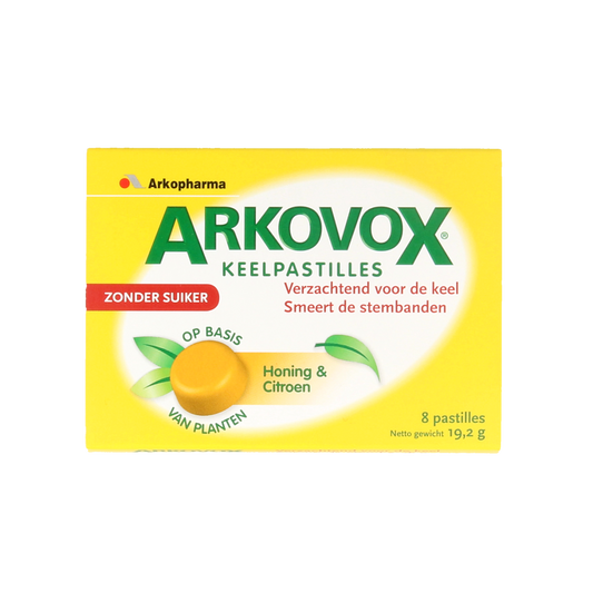 Arkovox Honing citroen keelpastilles 8.00 Pastilles