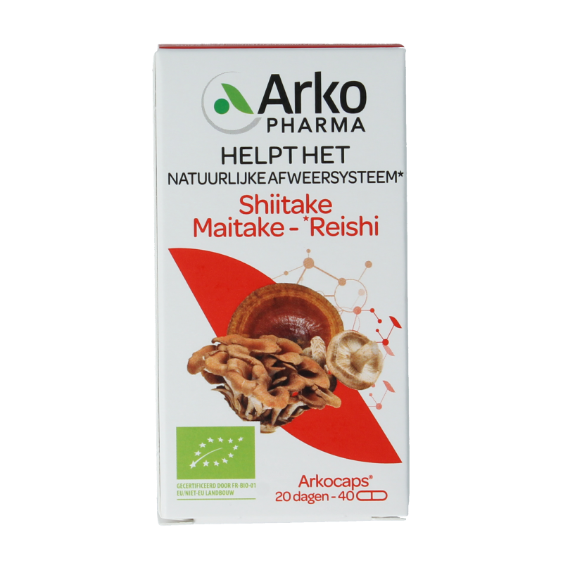 Arkocaps Reishi shiitake maitake bio 40 Capsules