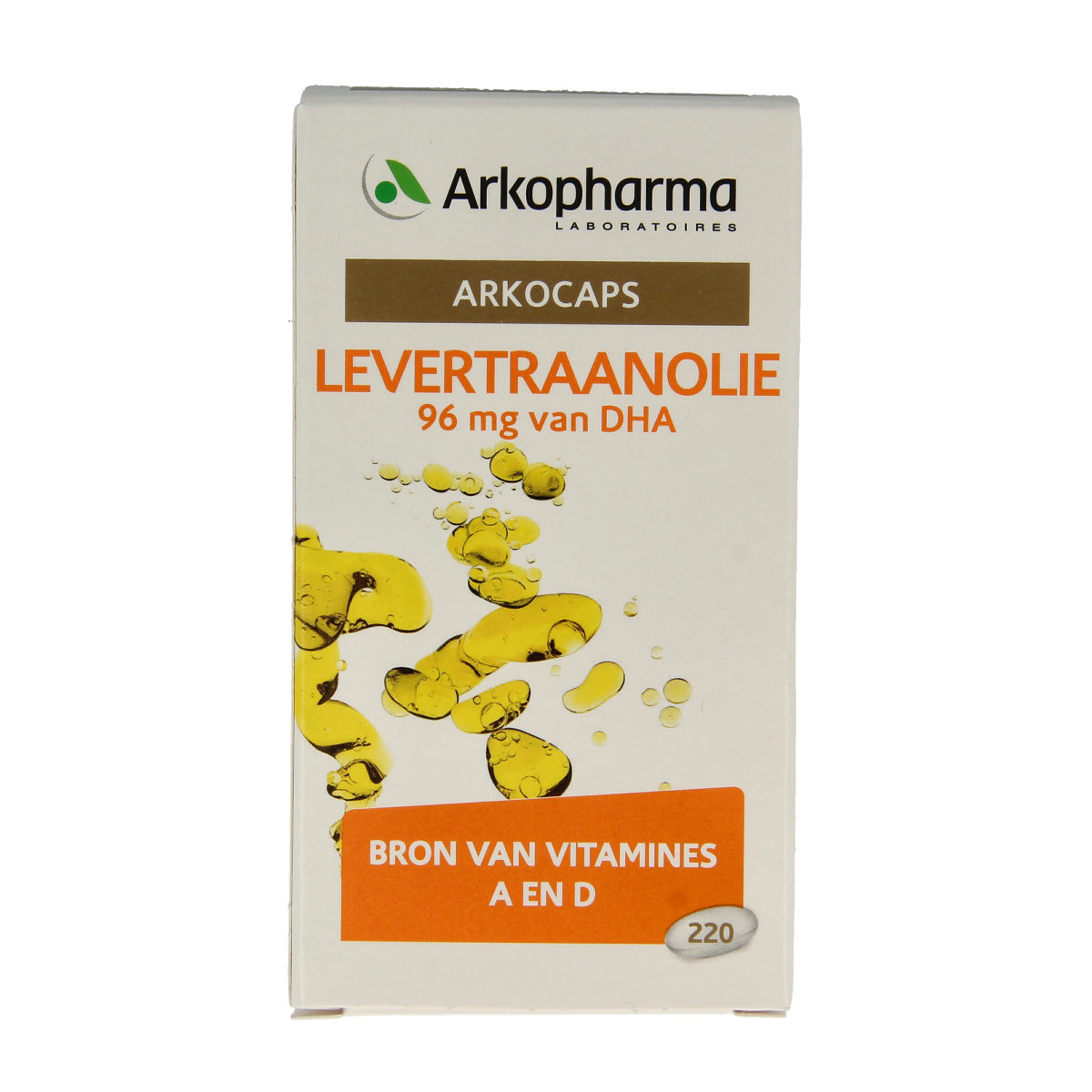 Arkocaps Levertraanolie 220.00 Capsules