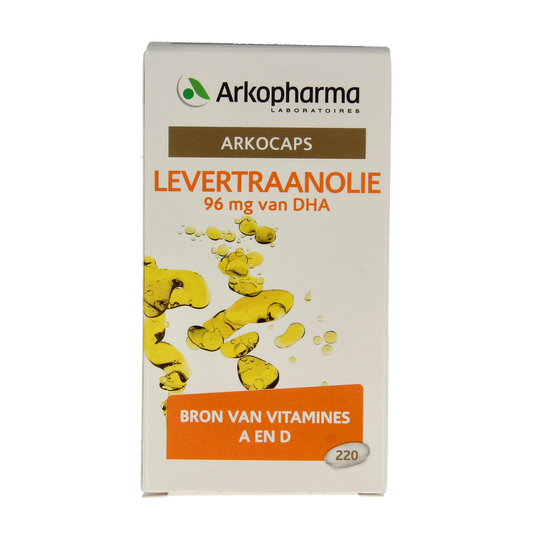 Arkocaps Levertraanolie 220.00 Capsules