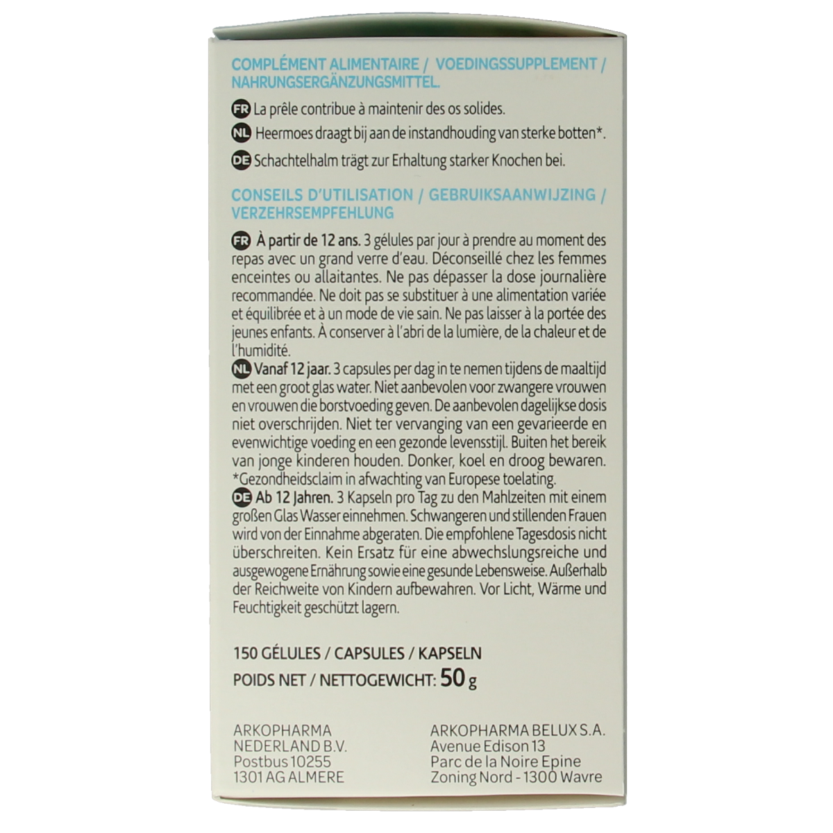 Arkocaps Heermoes 150.00 Capsules