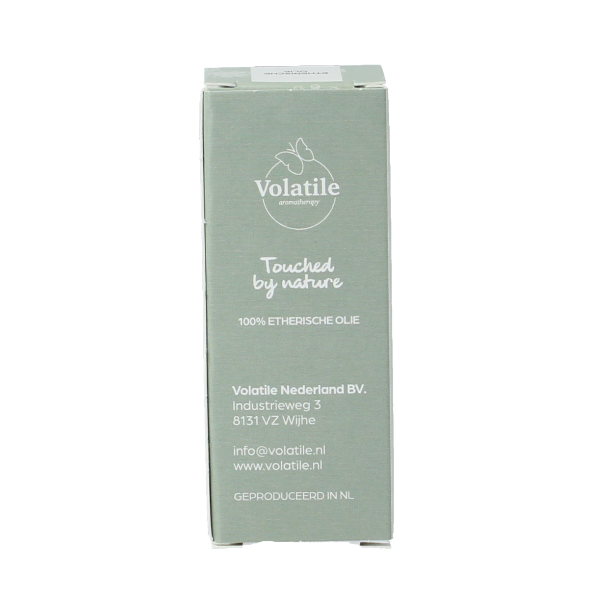 Volatile Niaouli essential oil bottle, 10ml, with dropper cap, showing the clear liquid inside.