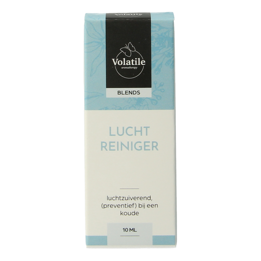 Volatile Luchtreiniger essential oil bottle, 10ml, contains natural etherische oliën for air purification and freshening.