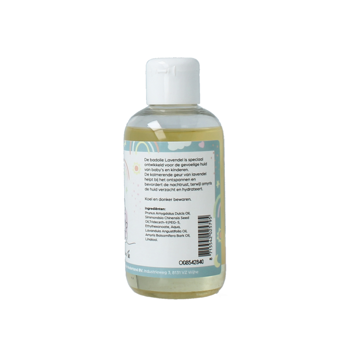 Volatile Badolie baby lavendel 150ml bottle, lavender-scented bath and shower oil for gentle cleansing and relaxation.