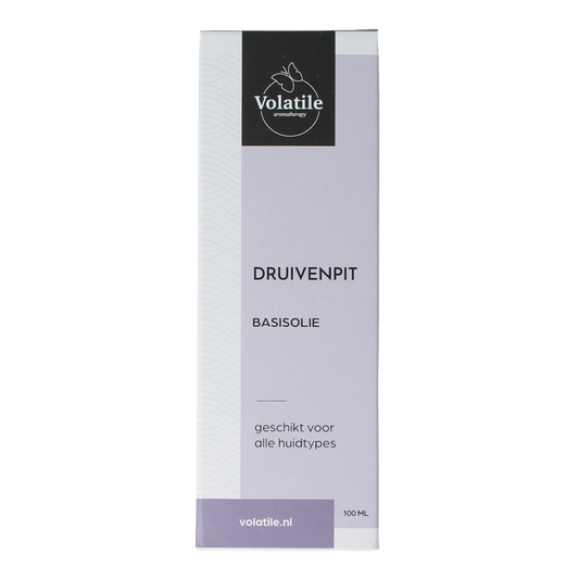 Volatile Druivenpit basisolie glazen fles 100.00 Milliliter