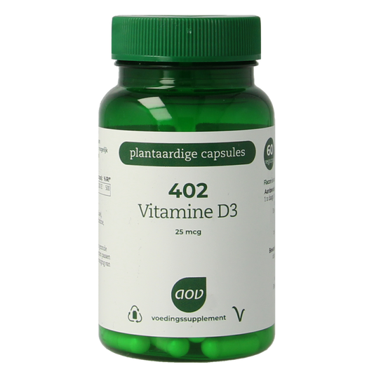 AOV 402 Vitamine D3 25mcg 60.00 Vegetarische capsules