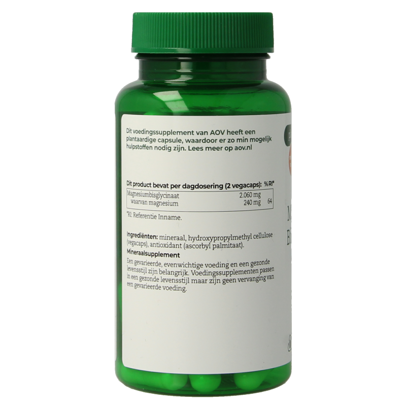 AOV 510 Magnesium bisglycinaat 60 Vegetarische capsules