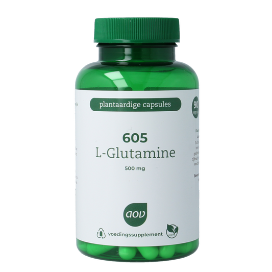 AOV 605 L-Glutamine 500mg 90 Vegetarische capsules