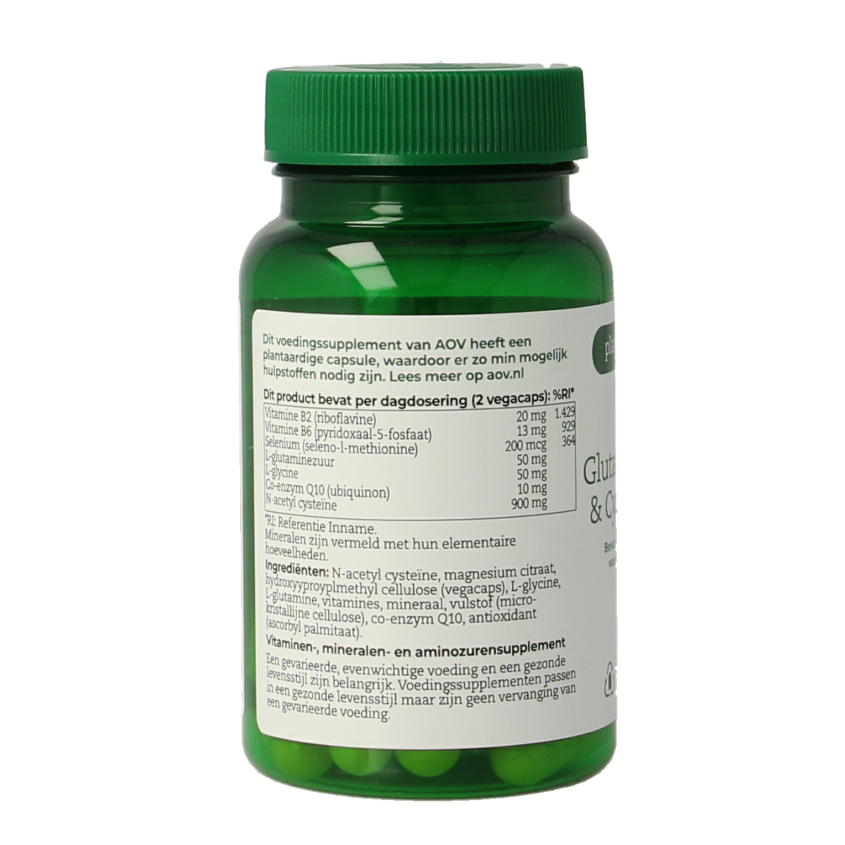 AOV 913 Glutamine glycine & cysteine complex 30.00 Vegetarische capsules