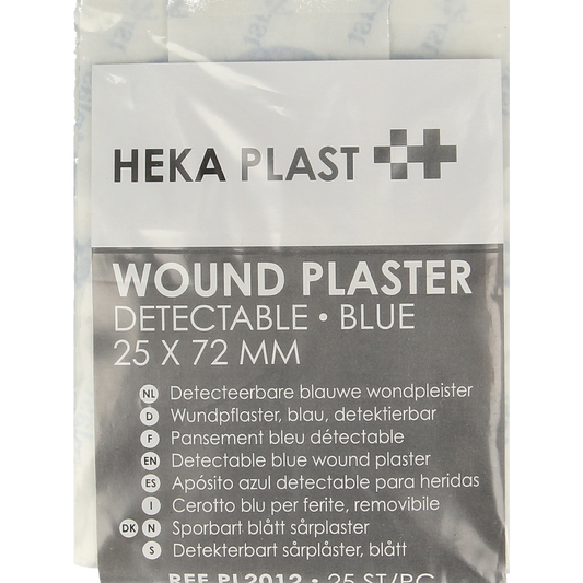 Heka Pleisters blauw 72 x 25mm 25.00 Stuks