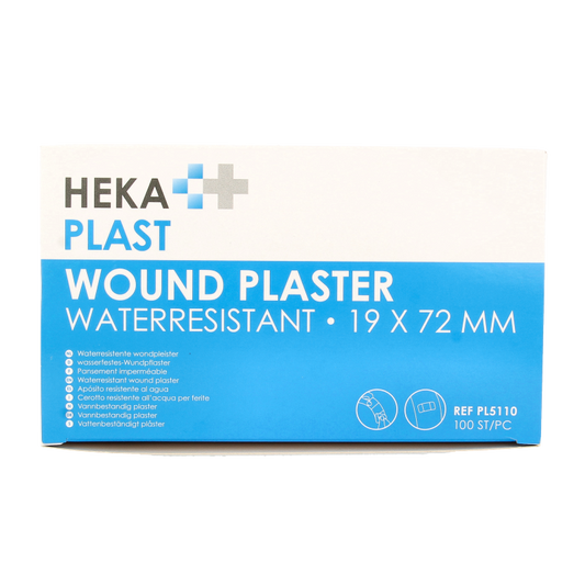 Hekaplast Pleister water resistent 19 x 72 100 Stuks