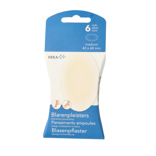 Heka Blarenpleisters medium 42 x 68mm 6.00 Stuks