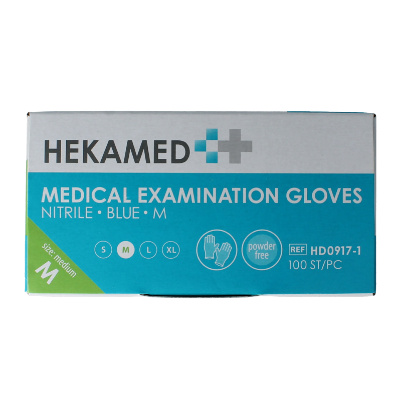 Heka Hekamed handschoenen soft nitrile M 100 Stuks