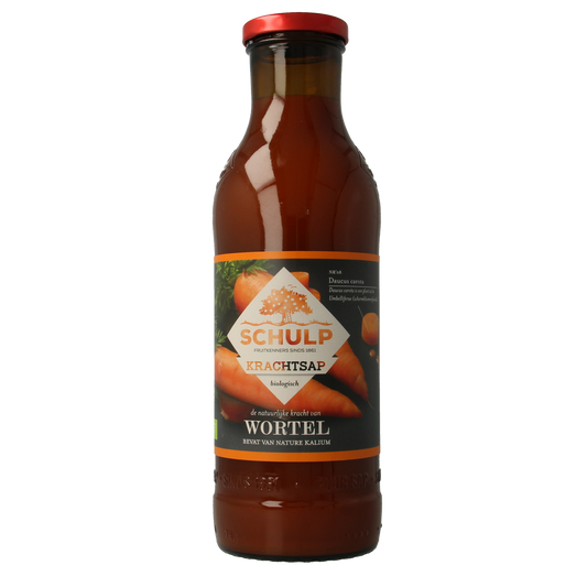 Schulp Krachtsap wortelsap puur bio 750.00 Milliliter