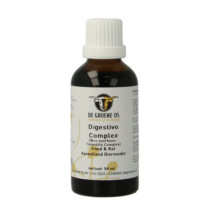 Groene Os Digestivo complex hond/kat 50 Milliliter