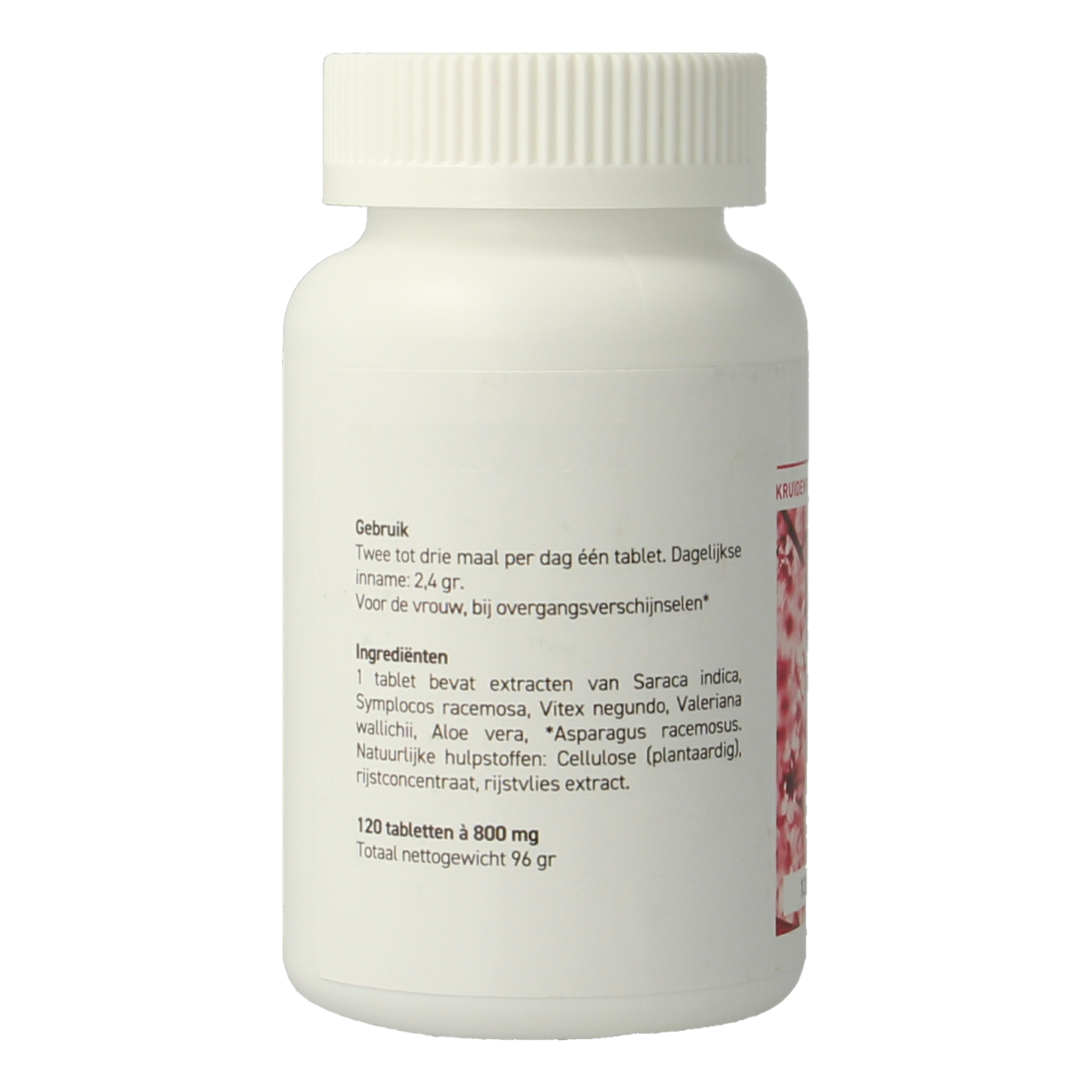 Ayu Care Femalis herbal supplement tablets in a blister pack, featuring natural plant ingredients for women’s health.