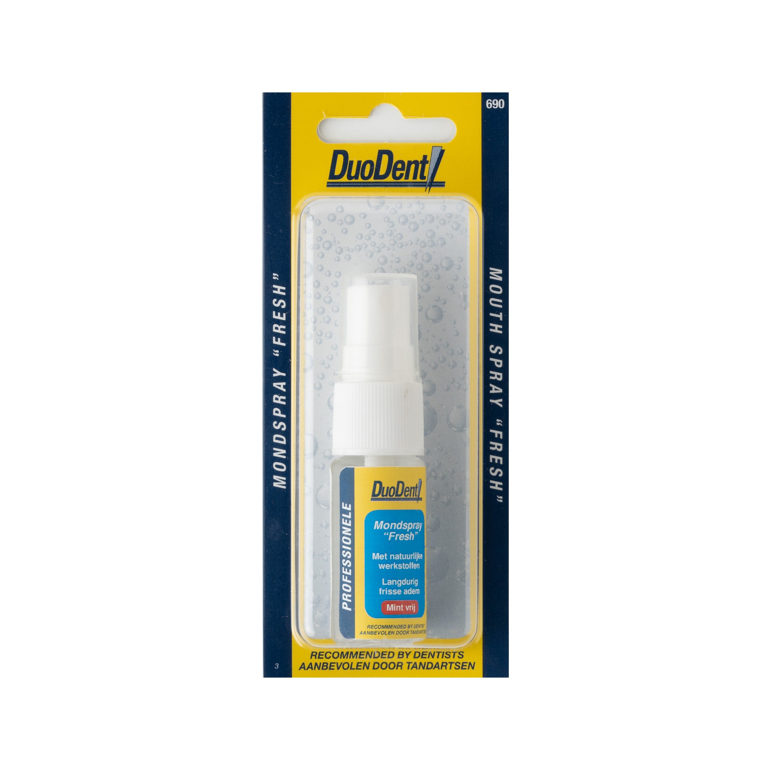 Duodent Mondspray fresh mintvrij 11.00 Milliliter