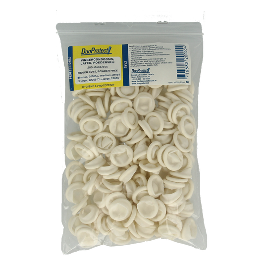 Duoprotect Vingercondoom maat S 200.00 Stuks