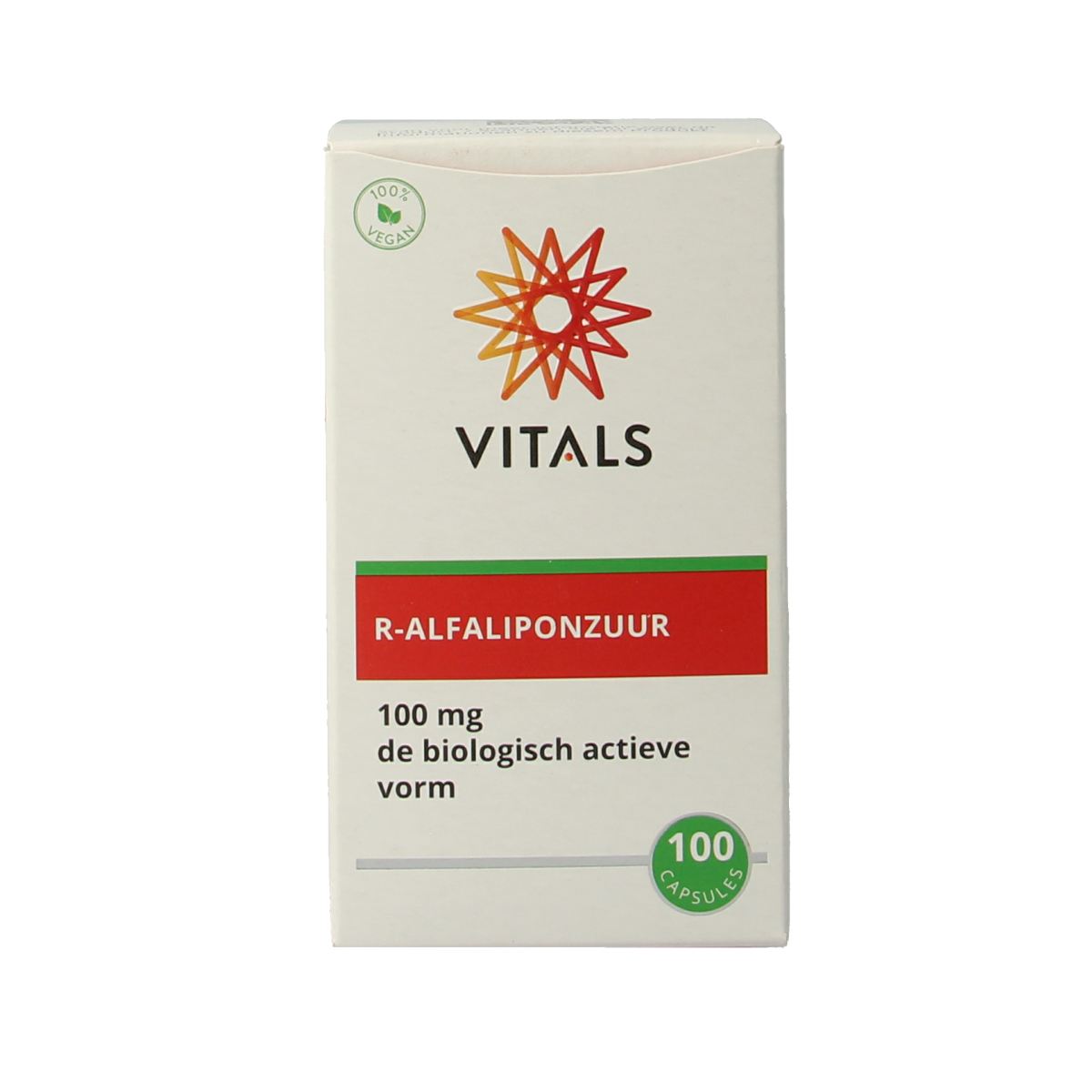Vitals R-alfaliponzuur 100.00 Capsules