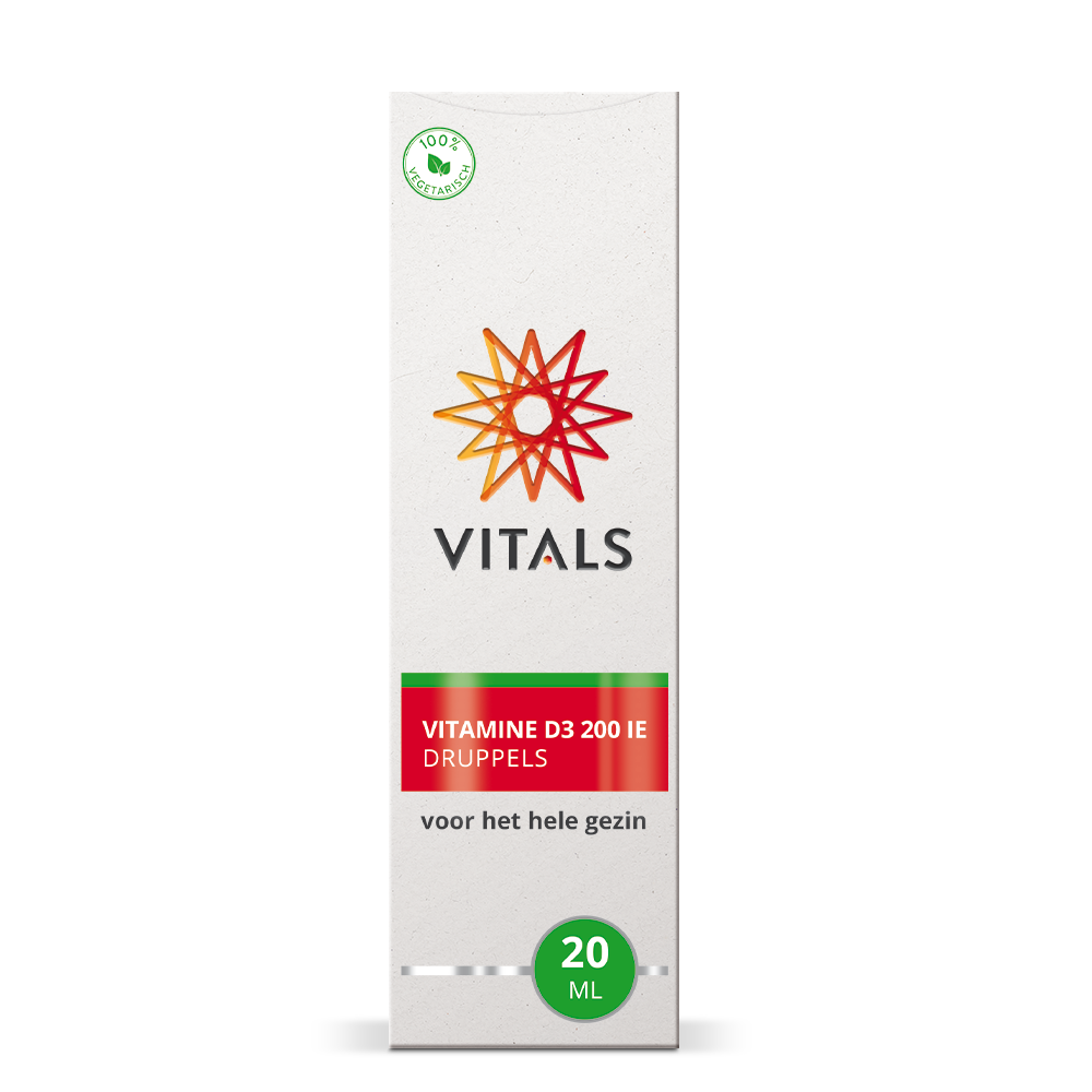 Vitals Vitamine D3 druppels 20 Milliliter