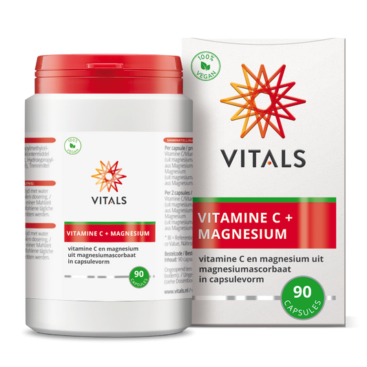 Vitals Vitamine C met magnesium 90 Capsules