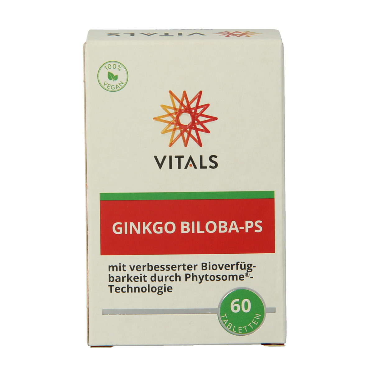 Vitals Ginkgo biloba PS 480 mg 60.00 Tabletten