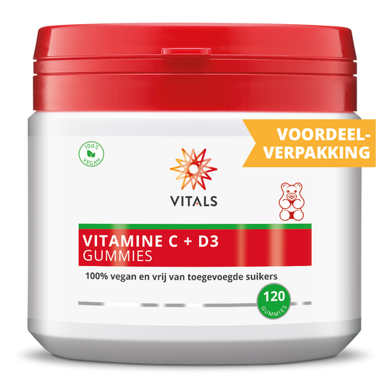 Vitals Vitamine C + D3 120.00 Gummies