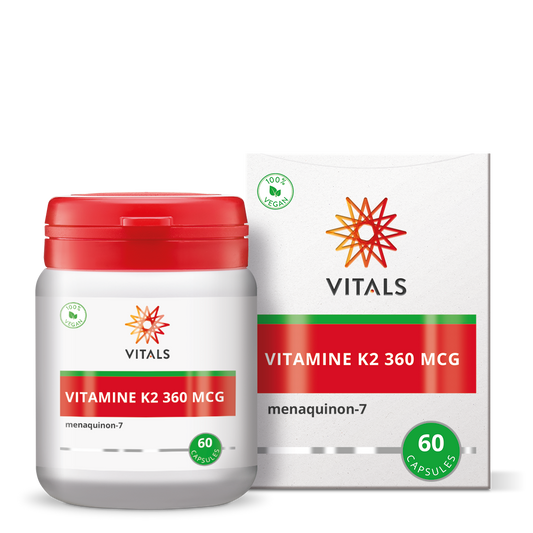 Vitals Vitamine K2 360mcg 60.00 Capsules