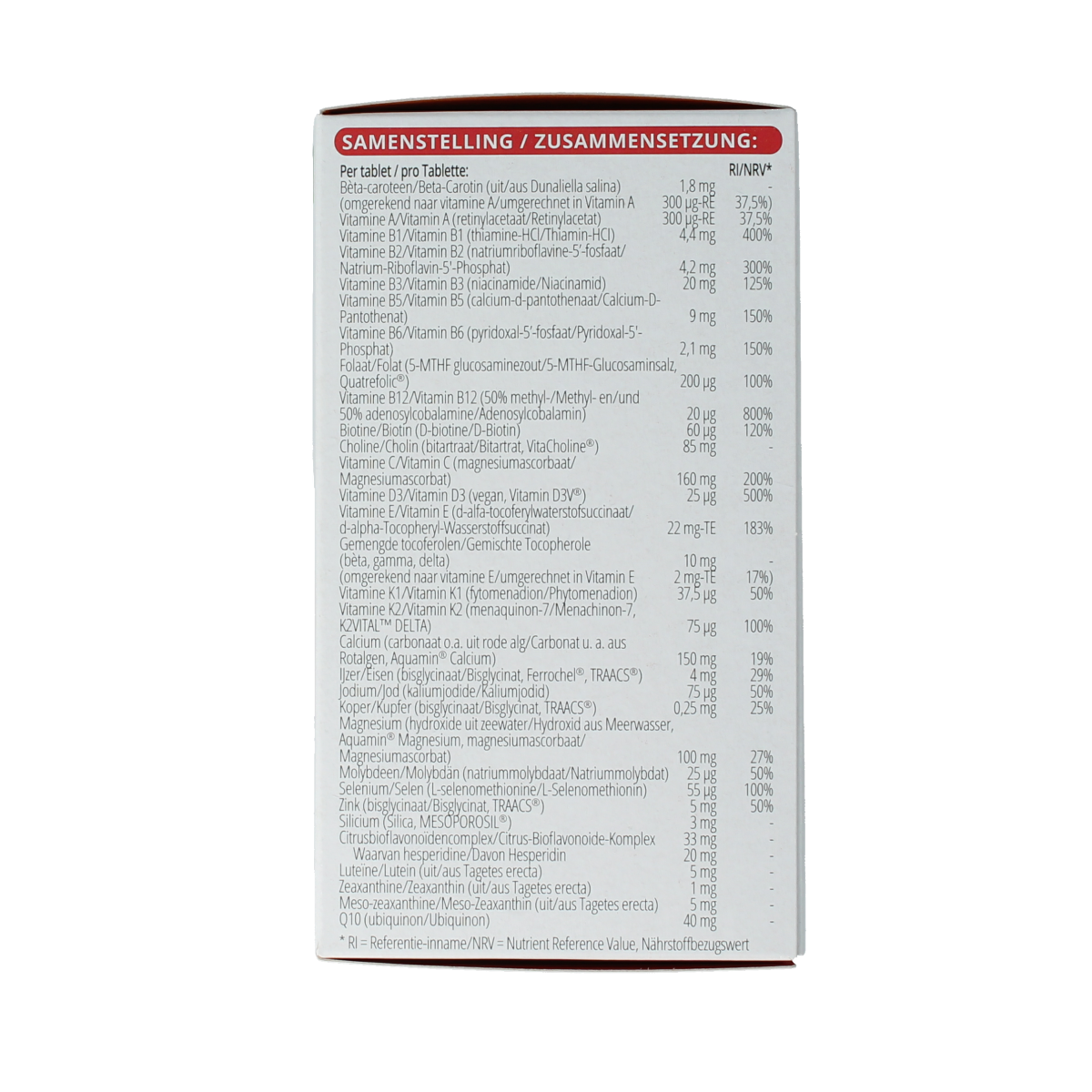 Vitals Elke dag 90.00 Tabletten