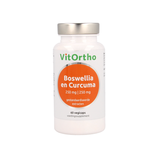 VitOrtho Boswellia 250mg en curcuma 250mg 60.00 Capsules