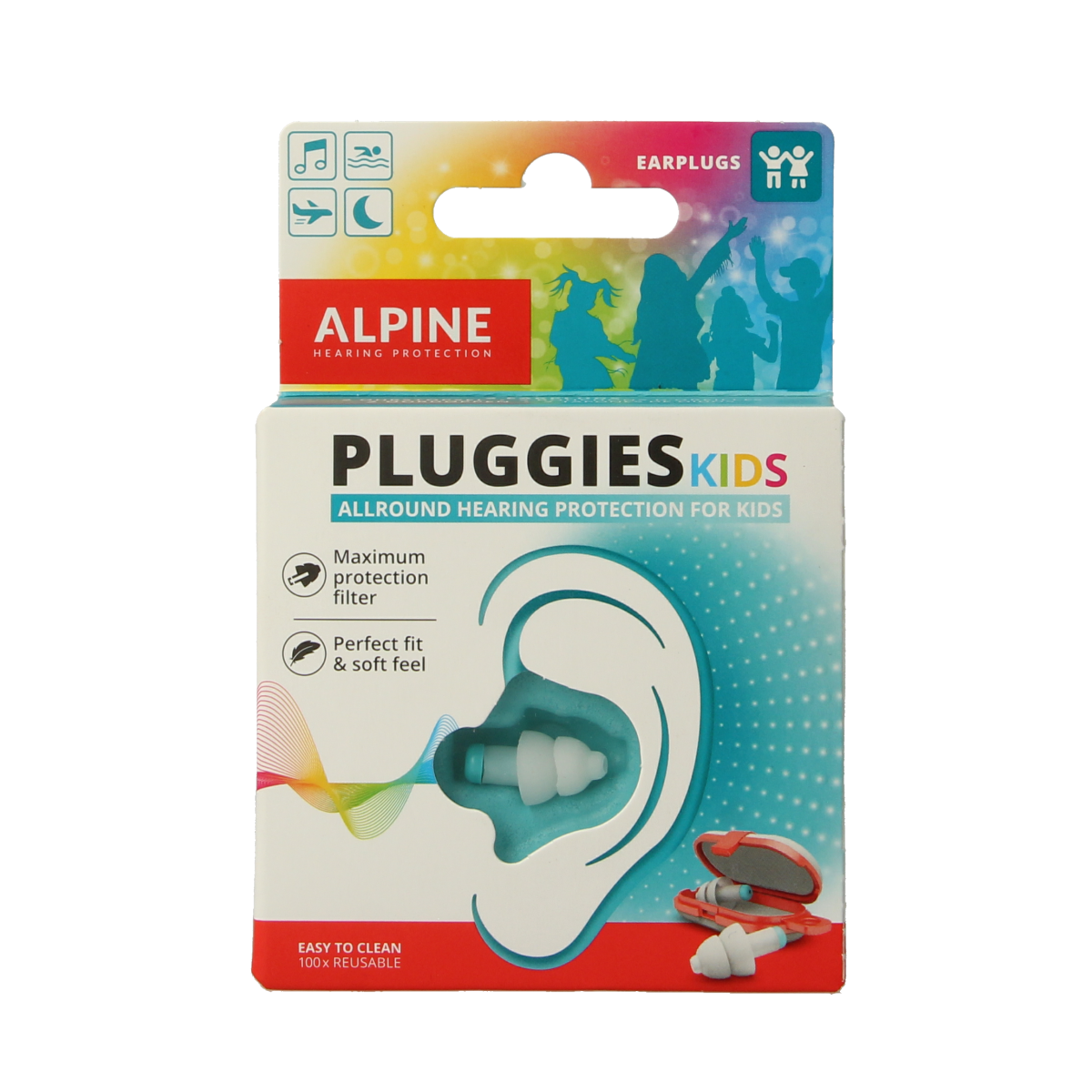 Alpine Pluggies kids oordopjes 1.00 Paar