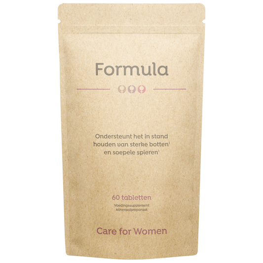 Care For Women mineral multivitamin tablets in a bottle, designed for women's nutritional support, with 60 tablets included.