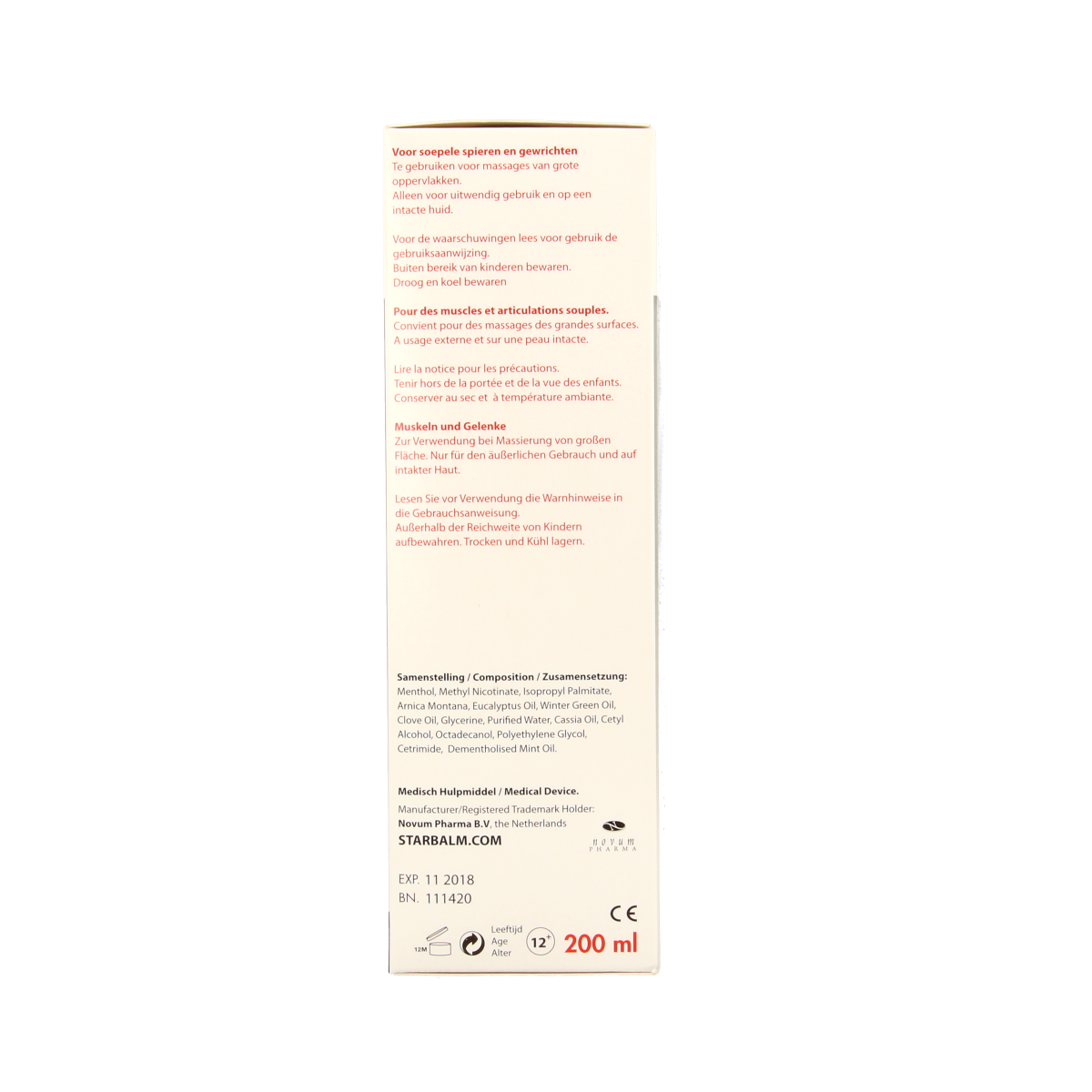 Star balm Massage lotion 200.00 Milliliter