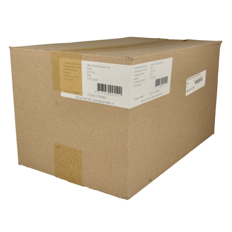 Spruyt Hillen Stripvouwdoos UA 95 x 20 x 45 mm 250 Stuks