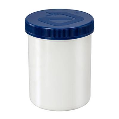 Spruyt Hillen Zalfflacon wit/blauw met dop 170ml 35.00 Stuks